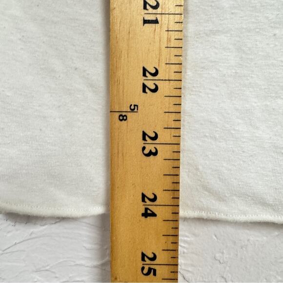 Kes White Linen Silk Short Sleeve Tee Shirt Womens S Lagenlook Closet Staple Top - Picture 7 of 9